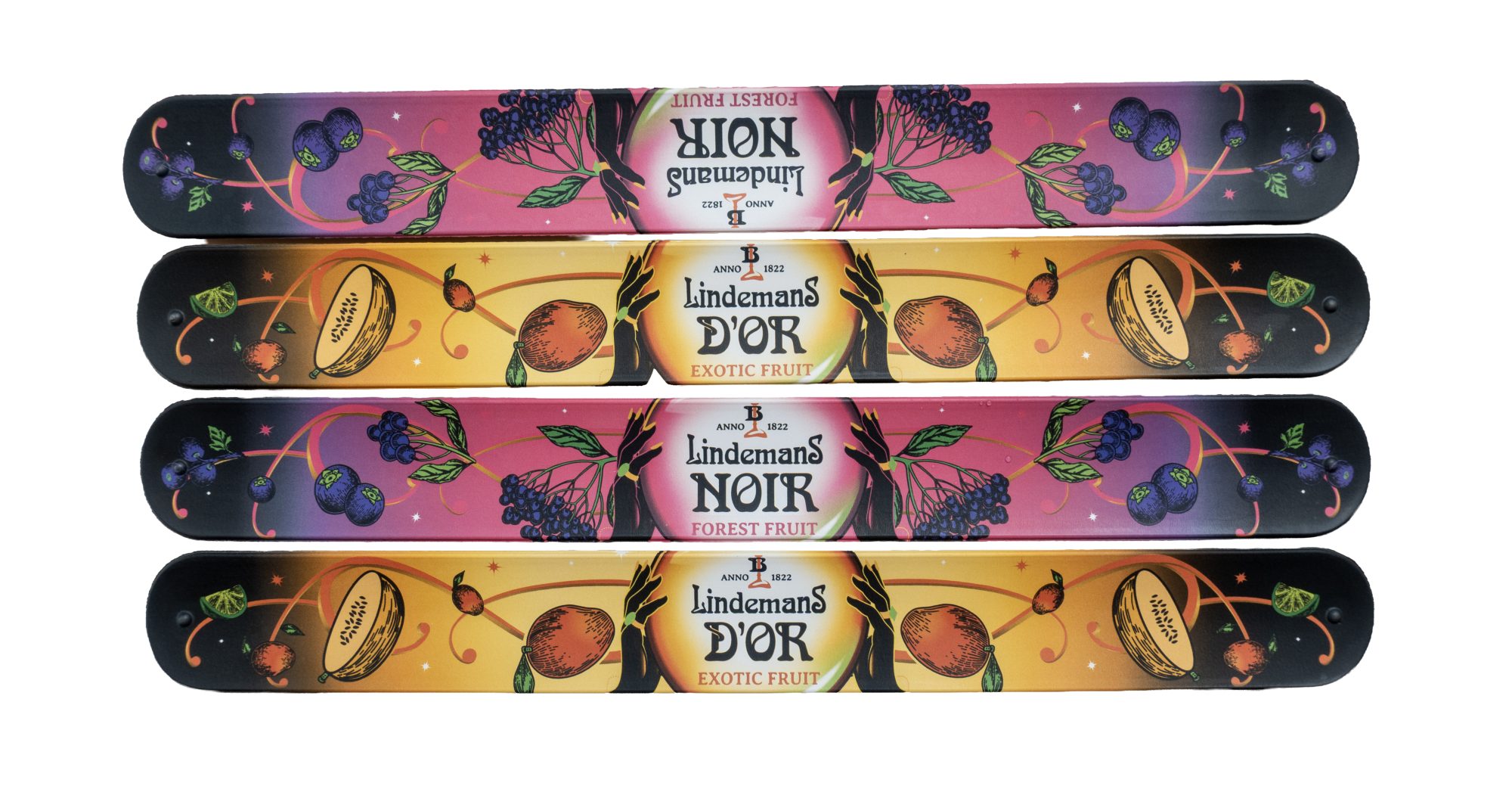 Custom Promotional Slap Bracelet custom full-colour promotional slap bracelets for beverage campaigns