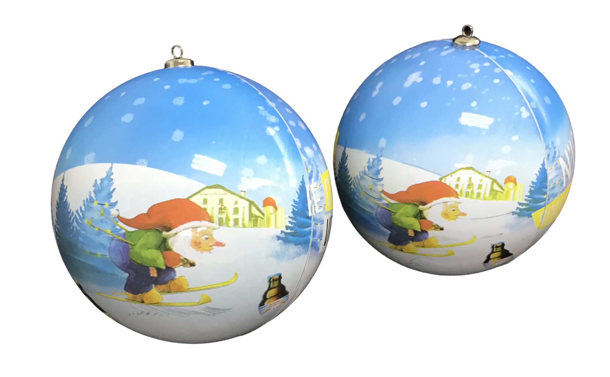 Custom Printed Christmas Ball Ornament